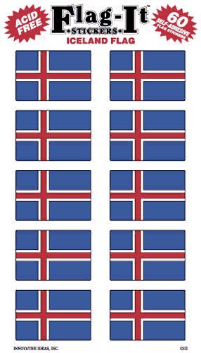 Iceland Flag-It Stickers